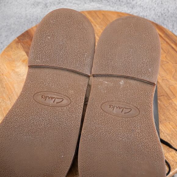 Men's Clark Leather Chukka Boot Black Size 9 1/2 Great Condition! - Picture 8 of 8